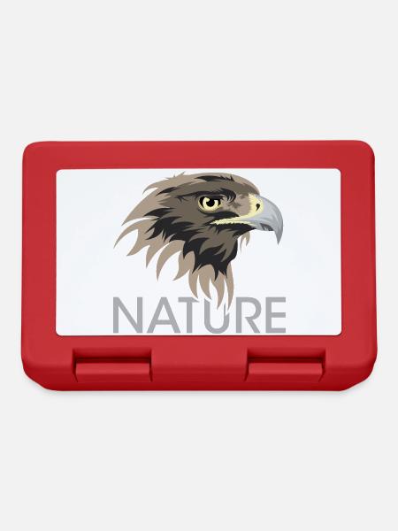 Natur Adler Symbol icon Tiere Logo Illustration - Brotdose - Rot