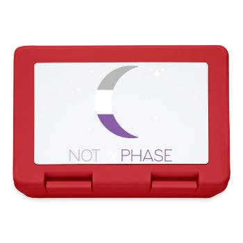 LGBTQ Pride Month - Keine Phase - Asexuell - Brotdose - Rot - Vorne