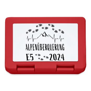 Crossing the Alps E5 2024 Heartbeat - Lunchbox - red - Front