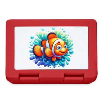 Clownfisch - Brotdose - Rot - Vorne