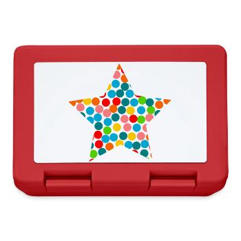 STAR. CHRISTMAS. MERRY CHRISTMAS. MERRY CHRISTMAS - Lunchbox - red - Front