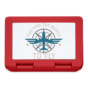 Flight Instructor Cfi Pilot Aviation Instructor - Lunchbox - red - Front