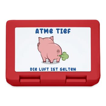 ATME TIEF - Die Luft ist selten - Brotdose - Rot - Vorne