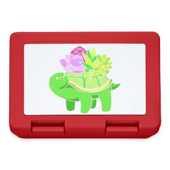 Plant Cactus Cacti - Lunchbox - red - Front
