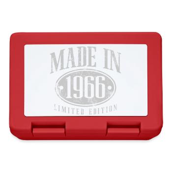 1966 Jahrgang geboren Vintage Geburtstag Geschenk - Brotdose - Rot - Vorne