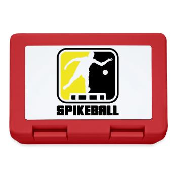 Roundnet Spike Ball Spikeball Fun - Brotdose - Rot - Vorne