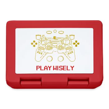 Gaming Controller Play Wisely Game Play - Brotdose - Rot - Vorne