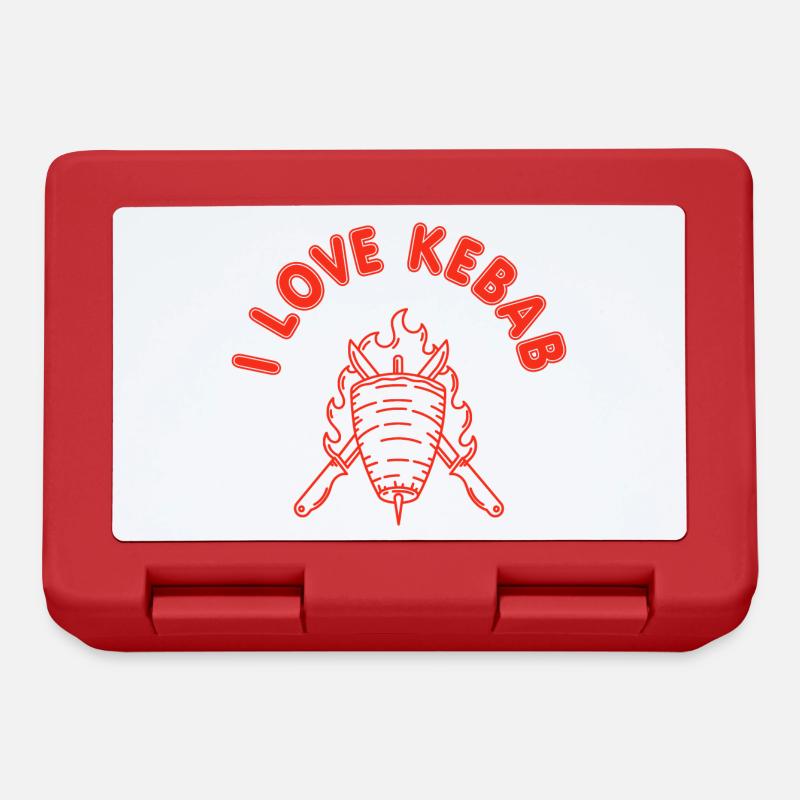 I love Kebab - Lunchbox - red