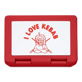 J’adore Kebab Grill - Boîte à goûter - rouge - Devant