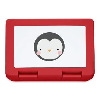 Penguin - Lunchbox - red - Front