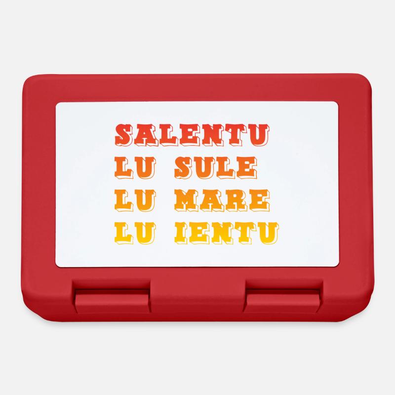 Salentu - Lu sule Lu mare lu ientu - Lunchbox - red