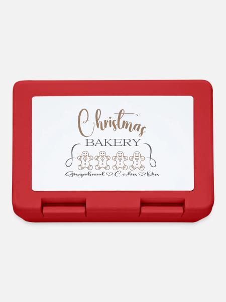 Christmas Bakery - Lunchbox - red