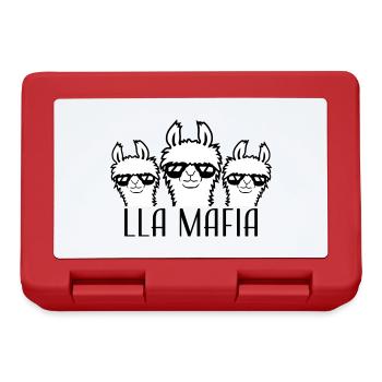 Lla Mafia Lama Spruch Sonnenbrillen Team Freunde - Brotdose - Rot - Vorne