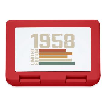 1958 Vintage - Retro 1958 Birthday Gift 1958 - Lunchbox - red - Front
