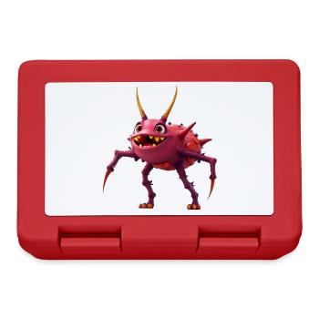 Rotes TickToc Monster - Brotdose - Rot - Vorne
