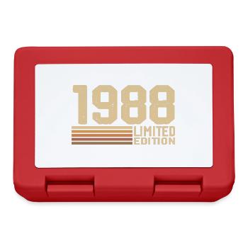 Born in 1988 Birthday - 1988 Vintage 1988 Gift - Lunchbox - red - Front