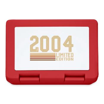 Born in 2004 Birthday - 2004 Vintage 2004 Gift - Lunchbox - red - Front