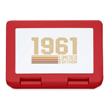 Born in 1961 Birthday - Gift 1961 Vintage 1961 - Lunchbox - red - Front