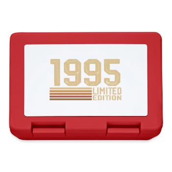Né en 1995 anniversaire - Cadeau 1995 Vintage 1995 - Boîte à goûter - rouge - Devant
