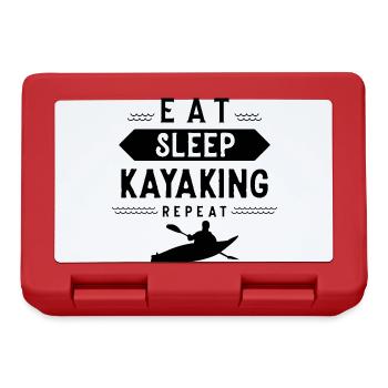 Kayak Kayakkayak Kayak Kayaker Water Sports - Lunchbox - red - Front