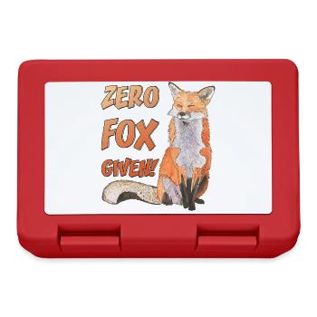 Zero Fox given No Fox given cute fox - Lunchbox - red - Front