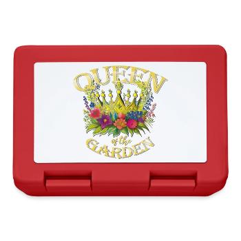 For hobby gardeners, flower lovers and nature lovers - Lunchbox - red - Front