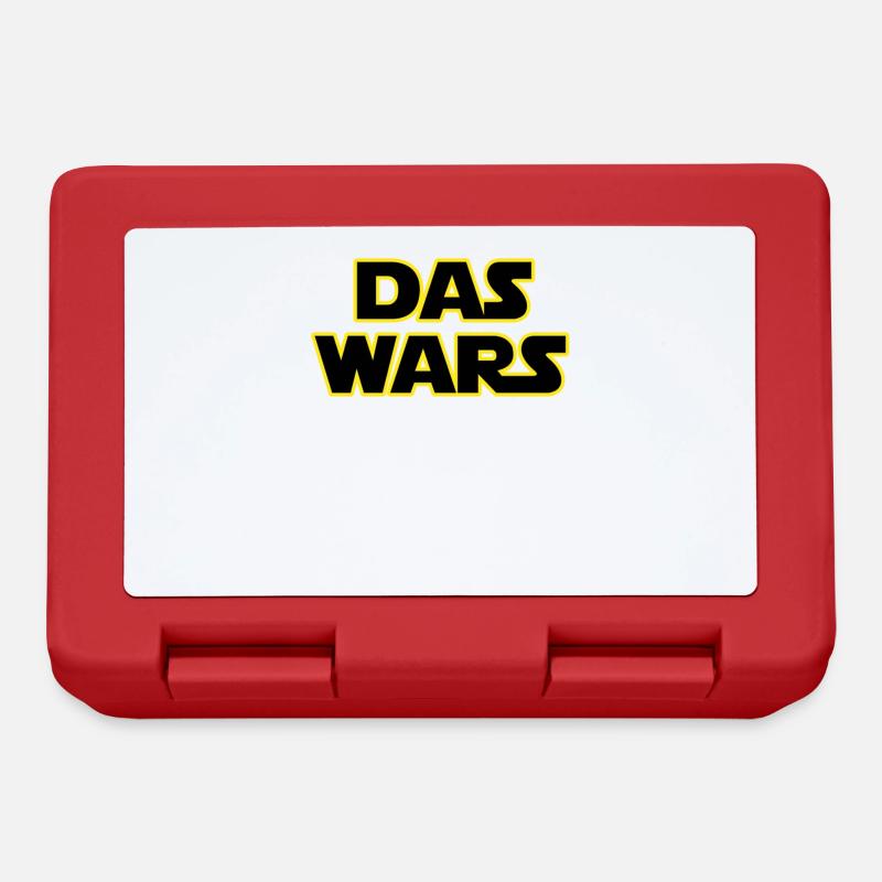 Das wars - Möge die 60 mit mir sein - Brotdose - Rot