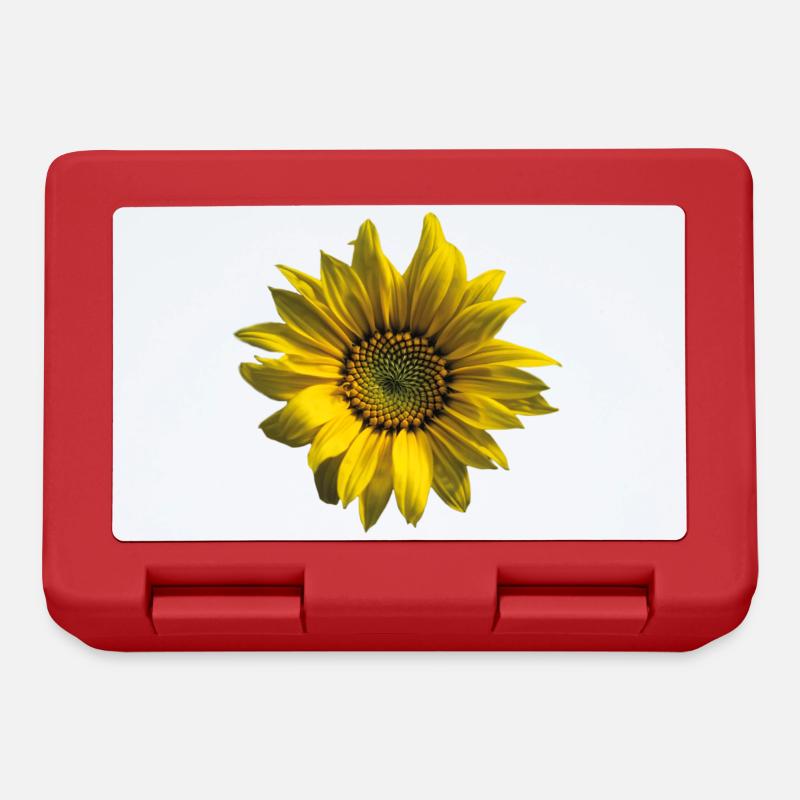 Sonnenblume - Brotdose - Rot