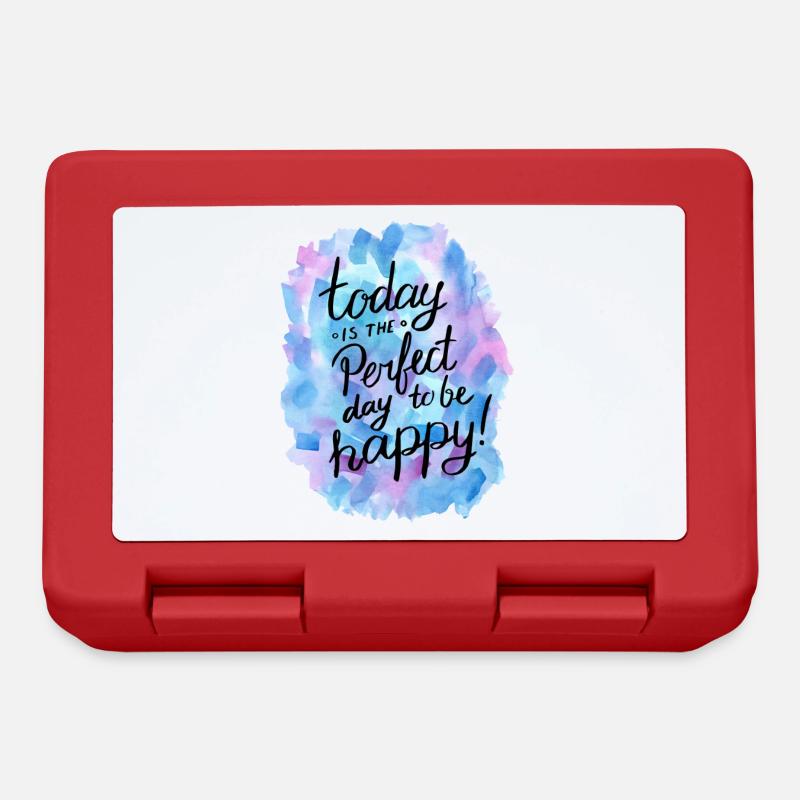 Sayings spell - Lunchbox - red
