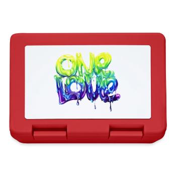 un amour de graffiti - Boîte à goûter - rouge - Devant