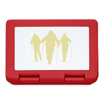 Nordic Walking Silhouette Team - Lunchbox - red - Front