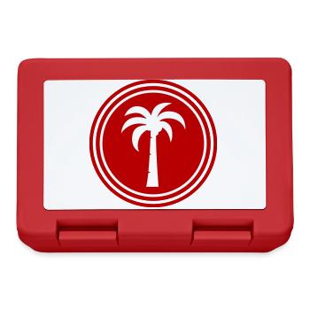 palm symbol - Lunchbox - red - Front