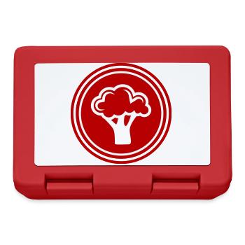 Broccoli Vegetables - Lunchbox - red - Front