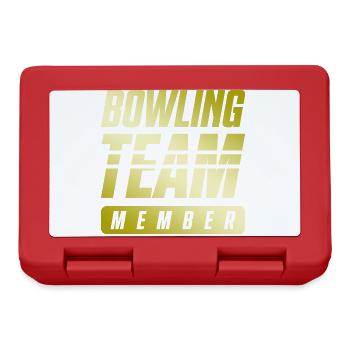 Bowling Team - Brotdose - Rot - Vorne