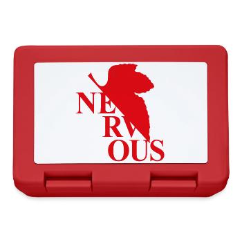 EVA NERVous Logo Parody - Lunchbox - red - Front
