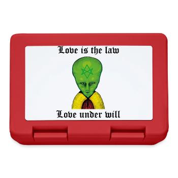 Alien Aiwass LAM - Boîte à goûter - rouge - Devant