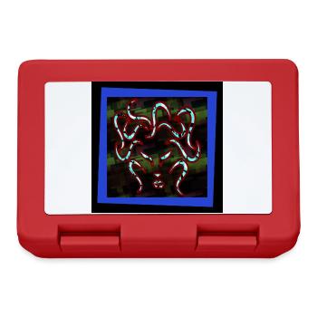 Fighting Face - Art Image - Lunchbox - red - Front