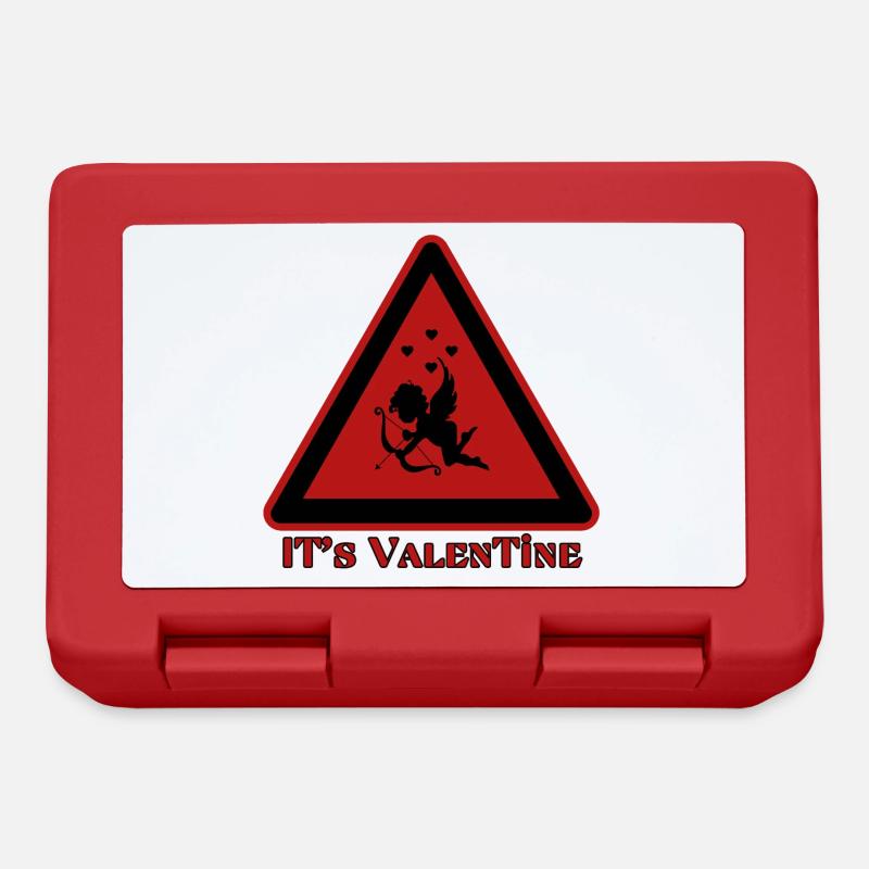 it'S Valentine - Lunchbox - red
