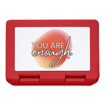 You're Enough - Lunchbox - red - Front