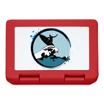 Surfer Patch - Lunchbox - red - Front