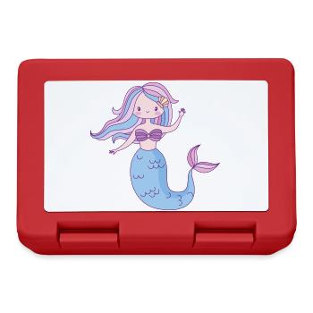 Cadeaux drôles pour les enfants avec sirène - Boîte à goûter - rouge - Devant