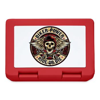 BIKER POWER - Lunchbox - red - Front
