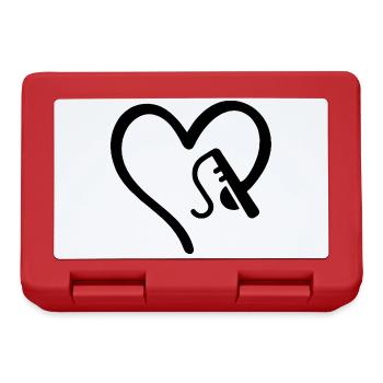 Anglers Love Fishing Fishing - Lunchbox - red - Front
