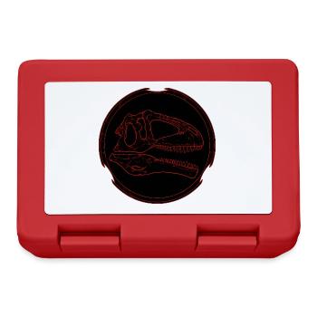Fossile de Giganotosaurus - Boîte à goûter - rouge - Devant