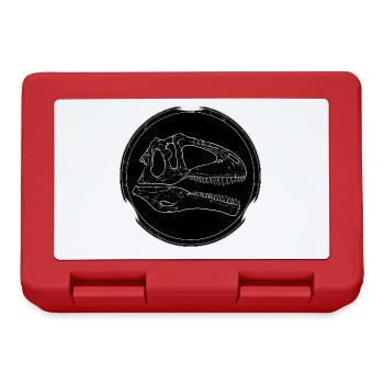 Fossile de Giganotosaurus - Boîte à goûter - rouge - Devant
