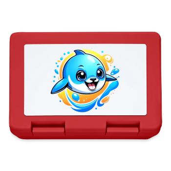 Bottlenose dolphin seal Dolphin Sea - Lunchbox - red - Front