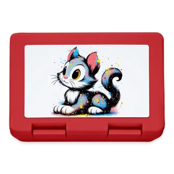 Cat - Lunchbox - red - Front