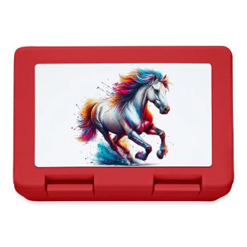 Cheval - Boîte à goûter - rouge - Devant