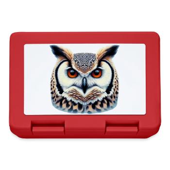Owl - Lunchbox - red - Front