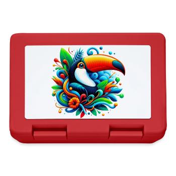 Toucan - Lunchbox - red - Front